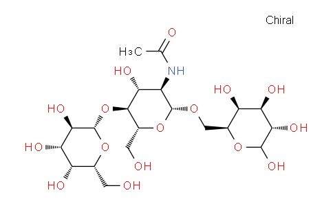 CAS No. 20331-45-7, 6-O-[2-Acetamido-2-deoxy-4-O-(b-D-galactopyranosyl)-b-D-glucopyranosyl]-D-galactopyranose