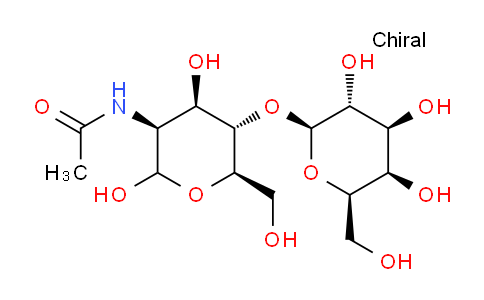 CAS No. 50787-11-6, 2-Acetamido-2-deoxy-4-O-(b-D-galactopyranosyl)-D-mannopyranose