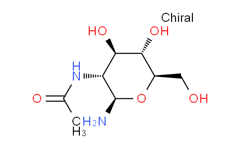 CAS No. 18615-50-4, 2-Acetamido-2-deoxy-b-D-glucopyranosyl amine
