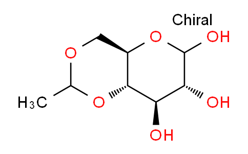 CAS No. 18465-50-4, 4,6-O-Ethylidene-D-glucopyranose