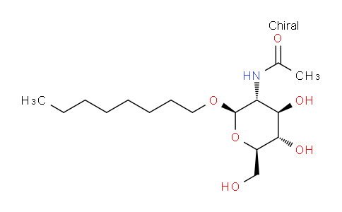 CAS No. 147126-58-7, Octyl 2-acetamido-2-deoxy-b-D-glucopyranoside