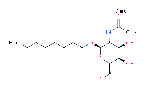 CAS No. 383417-49-0, Octyl 2-acetamido-2-deoxy-b-D-galactopyranoside