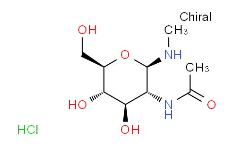CAS No. 262849-64-9, 2-Acetamido-2-deoxy-b-D-glucopyranosyl methylamine HCl