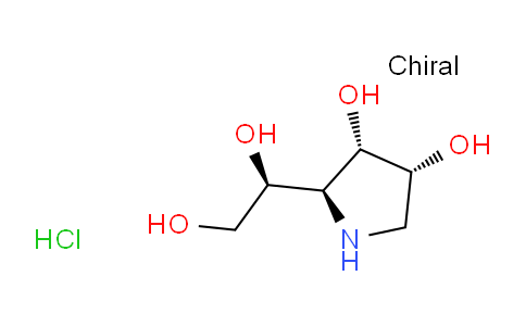 CAS No. 114976-76-0, 1,4-Dideoxy-1,4-imino-D-mannitol HCl