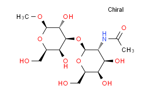 CAS No. 130234-66-1, Methyl 3-O-(2-acetamido-2-deoxy-b-D-galactopyranosyl)-b-D-galactopyranoside