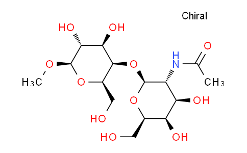 CAS No. 156632-80-3, Methyl 4-O-(2-acetamido-2-deoxy-b-D-galactopyranosyl)-b-D-galactopyranoside