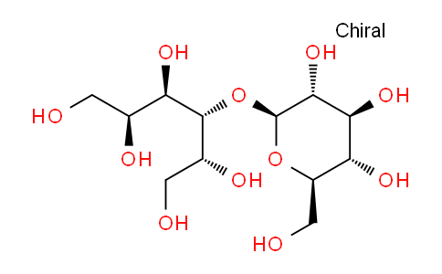 CAS No. 535-94-4, 4-O-BETA-D-GLUCOPYRANOSYL-D-GLUCITOL