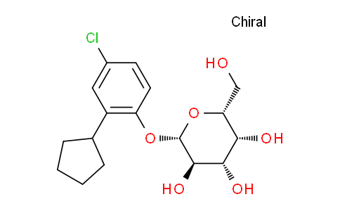 CAS No. 24718-43-2, 4-Chloro-2-cyclopentylphenyl b-D-galactopyranoside