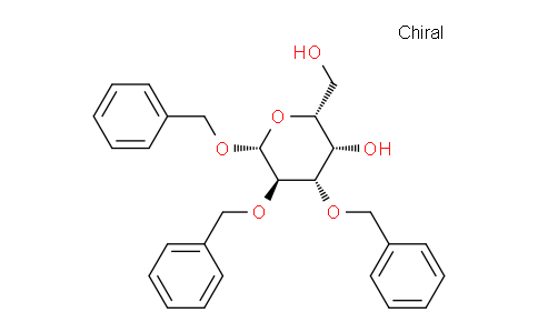 CAS No. 74801-06-2, 1,2,3-Tri-O-benzyl-b-D-galactopyranoside