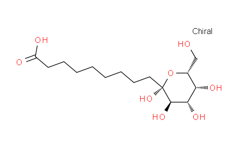 CAS No. 83345-63-5, 9-(b-D-Galactopyranose)-nonanoic acid