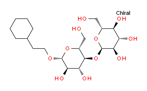 CAS No. 260804-65-7, 2-Cyclohexylethyl-4-O-(a-D-glucopyranosyl)-b-D-glucopyranoside