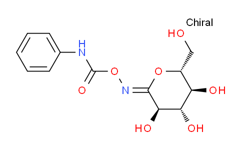 CAS No. 104012-84-2, O-(D-Glucopyranosylidene)amino N-phenylcarbamate