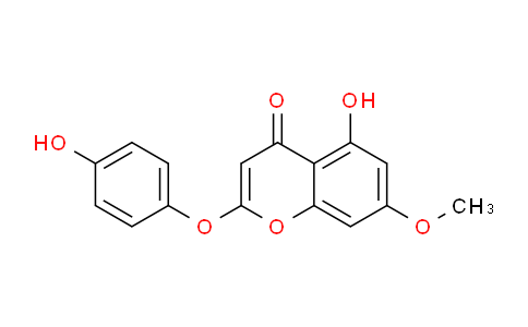 CAS No. 61854-37-3, 5-hydroxy-2-(4-hydroxyphenoxy)-7-methoxy-4H-chromen-4-one