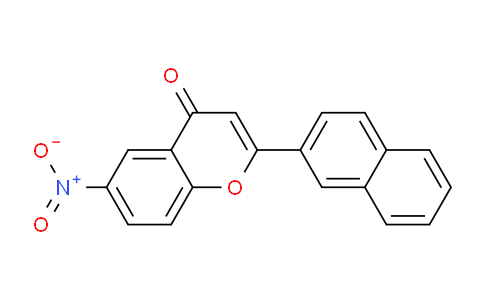 CAS No. 89720-61-6, 2-(Naphthalen-2-yl)-6-nitro-4H-chromen-4-one