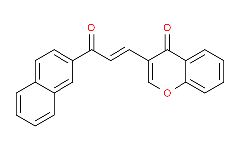CAS No. 59431-50-4, 3-(3-(Naphthalen-2-yl)-3-oxoprop-1-en-1-yl)-4H-chromen-4-one