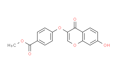 CAS No. 137988-05-7, Methyl 4-((7-hydroxy-4-oxo-4H-chromen-3-yl)oxy)benzoate