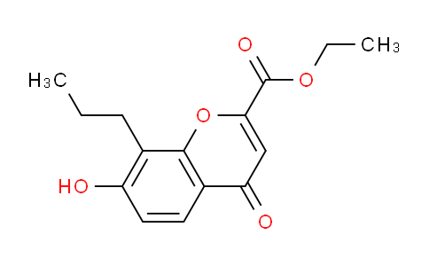 CAS No. 42368-92-3, Ethyl 7-hydroxy-4-oxo-8-propyl-4H-chromene-2-carboxylate