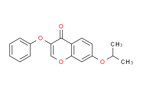 CAS No. 303095-15-0, 7-Isopropoxy-3-phenoxy-4H-chromen-4-one
