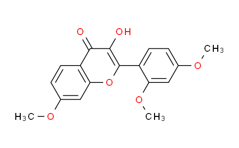 CAS No. 263365-51-1, 2-(2,4-Dimethoxyphenyl)-3-hydroxy-7-methoxy-4H-chromen-4-one