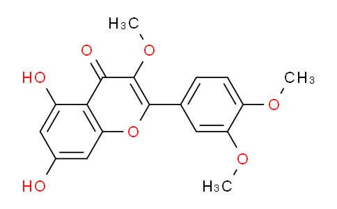 CAS No. 14549-84-9, 2-(3,4-Dimethoxyphenyl)-5,7-dihydroxy-3-methoxy-4H-chromen-4-one