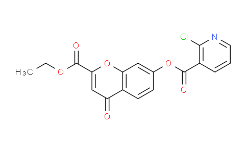 CAS No. 295787-48-3, 2-(Ethoxycarbonyl)-4-oxo-4H-chromen-7-yl 2-chloronicotinate