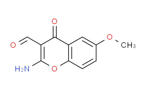 CAS No. 68301-78-0, 2-Amino-6-methoxy-4-oxo-4H-chromene-3-carbaldehyde