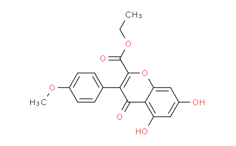 CAS No. 15485-76-4, Ethyl 5,7-dihydroxy-3-(4-methoxyphenyl)-4-oxo-4H-chromene-2-carboxylate