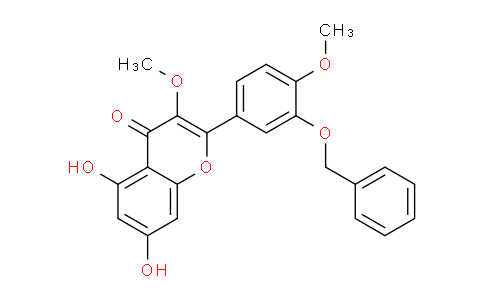 CAS No. 62507-01-1, 2-(3-(Benzyloxy)-4-methoxyphenyl)-5,7-dihydroxy-3-methoxy-4H-chromen-4-one