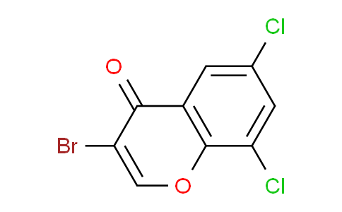 CAS No. 263365-49-7, 3-Bromo-6,8-dichloro-4H-chromen-4-one