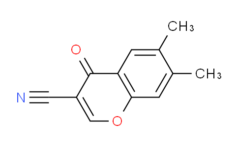 CAS No. 94978-86-6, 6,7-Dimethyl-4-oxo-4H-chromene-3-carbonitrile