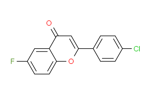 CAS No. 288400-97-5, 2-(4-Chlorophenyl)-6-fluoro-4H-chromen-4-one