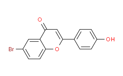 CAS No. 288401-01-4, 6-Bromo-2-(4-hydroxyphenyl)-4H-chromen-4-one