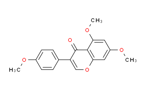 CAS No. 1162-82-9, 5,7-Dimethoxy-3-(4-methoxyphenyl)-4H-chromen-4-one