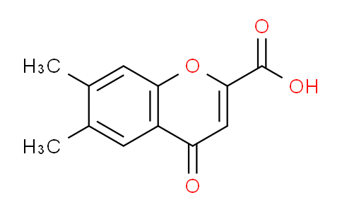 CAS No. 162210-24-4, 6,7-Dimethyl-4-oxo-4H-chromene-2-carboxylic acid