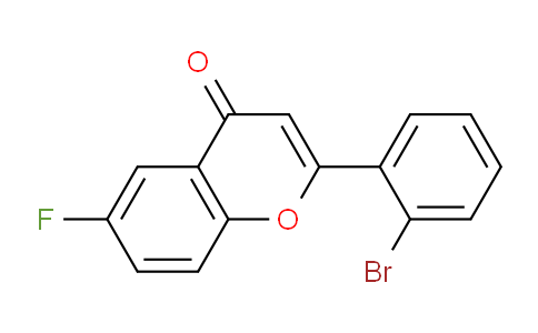 CAS No. 527751-47-9, 2-(2-Bromophenyl)-6-fluoro-4H-chromen-4-one
