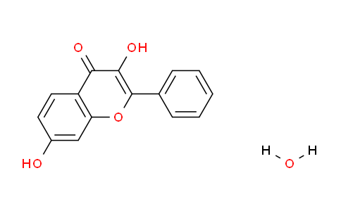 CAS No. 206360-23-8, 3,7-Dihydroxy-2-phenyl-4H-chromen-4-one hydrate