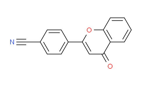 CAS No. 55736-88-4, 4-(4-Oxo-4H-chromen-2-yl)benzonitrile