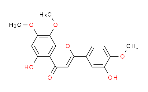 CAS No. 10568-42-0, 5-Hydroxy-2-(3-hydroxy-4-methoxyphenyl)-7,8-dimethoxy-4H-chromen-4-one
