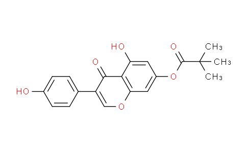 CAS No. 1346605-04-6, 5-Hydroxy-3-(4-hydroxyphenyl)-4-oxo-4H-chromen-7-yl pivalate