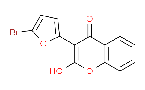 CAS No. 1708037-46-0, 3-(5-Bromofuran-2-yl)-2-hydroxy-4H-chromen-4-one