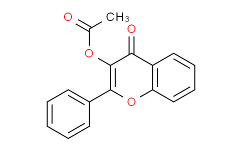 CAS No. 7578-68-9, 4-Oxo-2-phenyl-4H-chromen-3-yl acetate