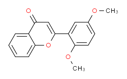 CAS No. 74670-10-3, 2-(2,5-Dimethoxyphenyl)-4H-chromen-4-one