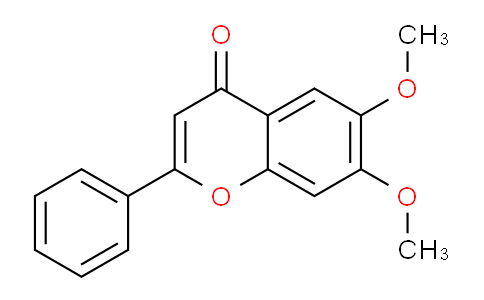 CAS No. 26964-27-2, 6,7-Dimethoxy-2-phenyl-4H-chromen-4-one