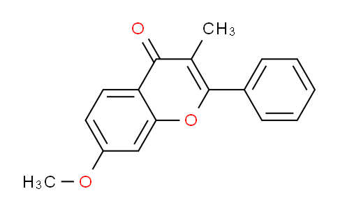 CAS No. 18651-16-6, 7-Methoxy-3-methyl-2-phenyl-4H-chromen-4-one