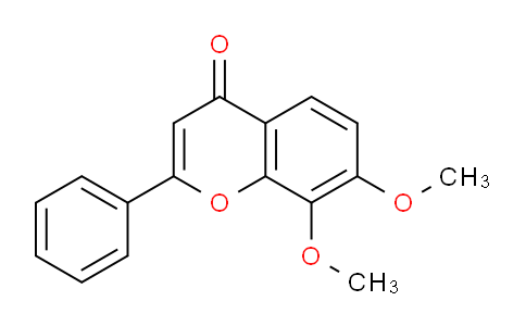 CAS No. 65548-54-1, 7,8-Dimethoxy-2-phenyl-4H-chromen-4-one