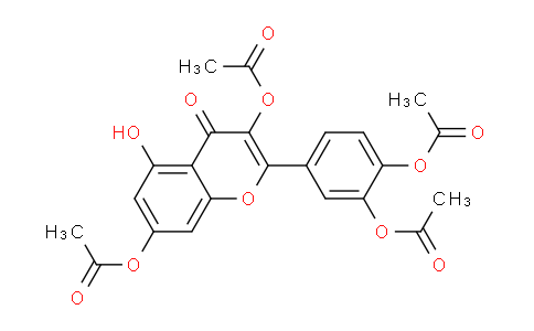 CAS No. 7251-37-8, 4-(3,7-Diacetoxy-5-hydroxy-4-oxo-4H-chromen-2-yl)-1,2-phenylene diacetate