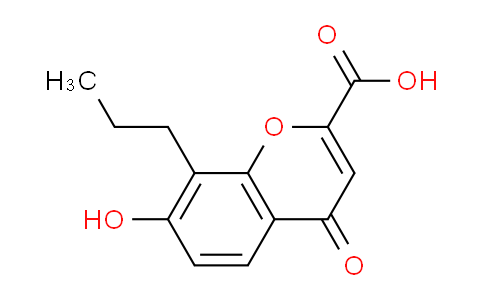 CAS No. 105212-09-7, 7-Hydroxy-4-oxo-8-propyl-4H-chromene-2-carboxylic acid