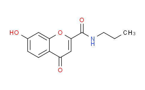 CAS No. 919120-86-8, 7-Hydroxy-4-oxo-N-propyl-4H-chromene-2-carboxamide
