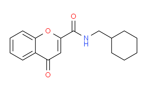 CAS No. 730993-42-7, N-(Cyclohexylmethyl)-4-oxo-4H-chromene-2-carboxamide
