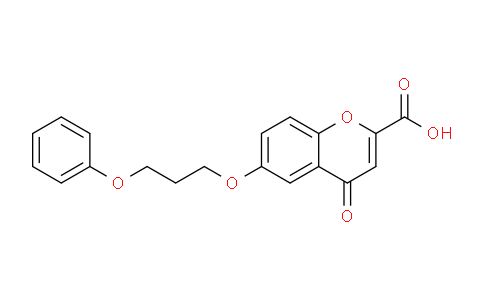 CAS No. 53873-81-7, 4-Oxo-6-(3-phenoxypropoxy)-4H-chromene-2-carboxylic acid